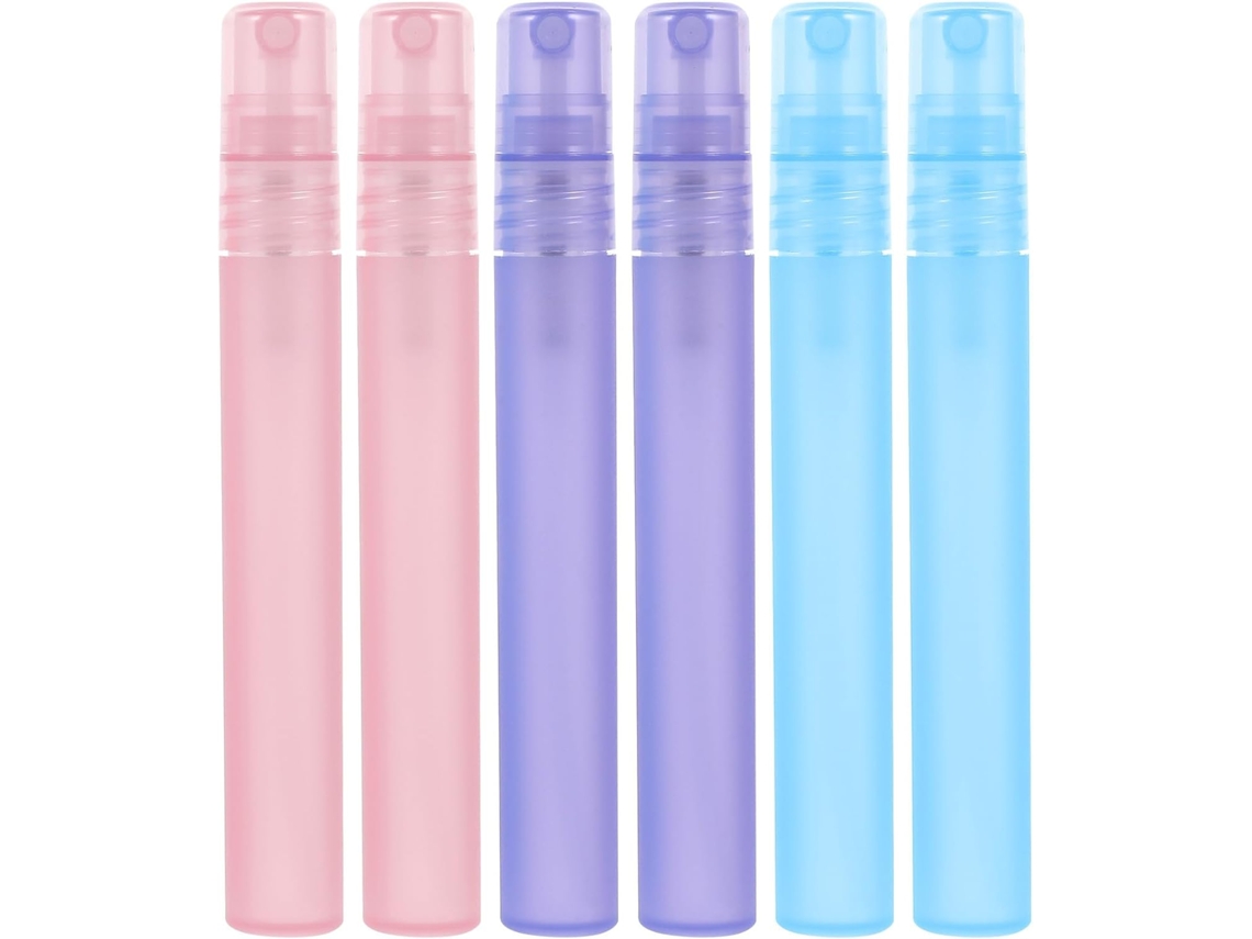 Frascos Spray de Viagem Recarregáveis E Portáteis Plástico 10 Ml (pacote)