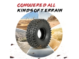 Mali 4pcs Pneus Austar Ax 5020 1.9 Polegadas 120mm para Carro Rc 1/10 Traxxas Scx10 Axial Rock Crawler