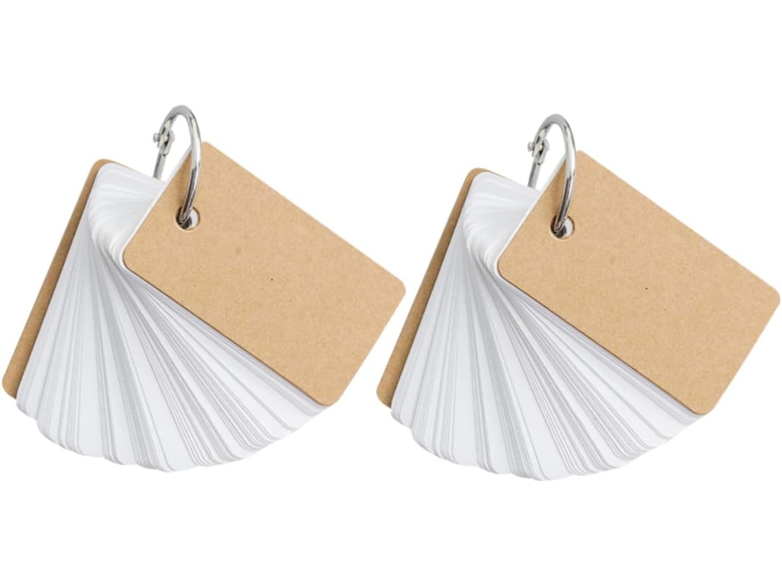 De 10 Cadernos Espiral, Papel Kraft Branco, Simples E Portáteis Para Escola E Escritório. Gokoco