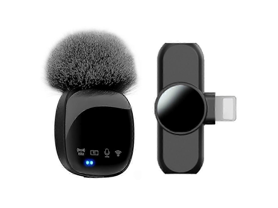 Microfone De Lapela R8 Compatível Com Bluetooth Para Gravação, 1 Transmissor + 1 Receptor
