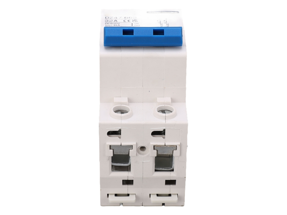 Laxiscreed Disjuntor Mini 2p Classe B Para Sistemas Fotovoltaicos Dc 500v 4000a