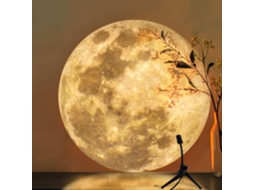 Projetor de Lua com Luz Noturna, Projeção Lunar de 360° U BRILVIBERA