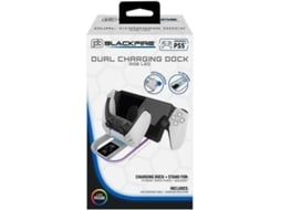 Base de Carregamento Dual RGB LED Blackfire ARDISTEL para Reprodutor à Distância PlayStation Portal e DualSense PS5