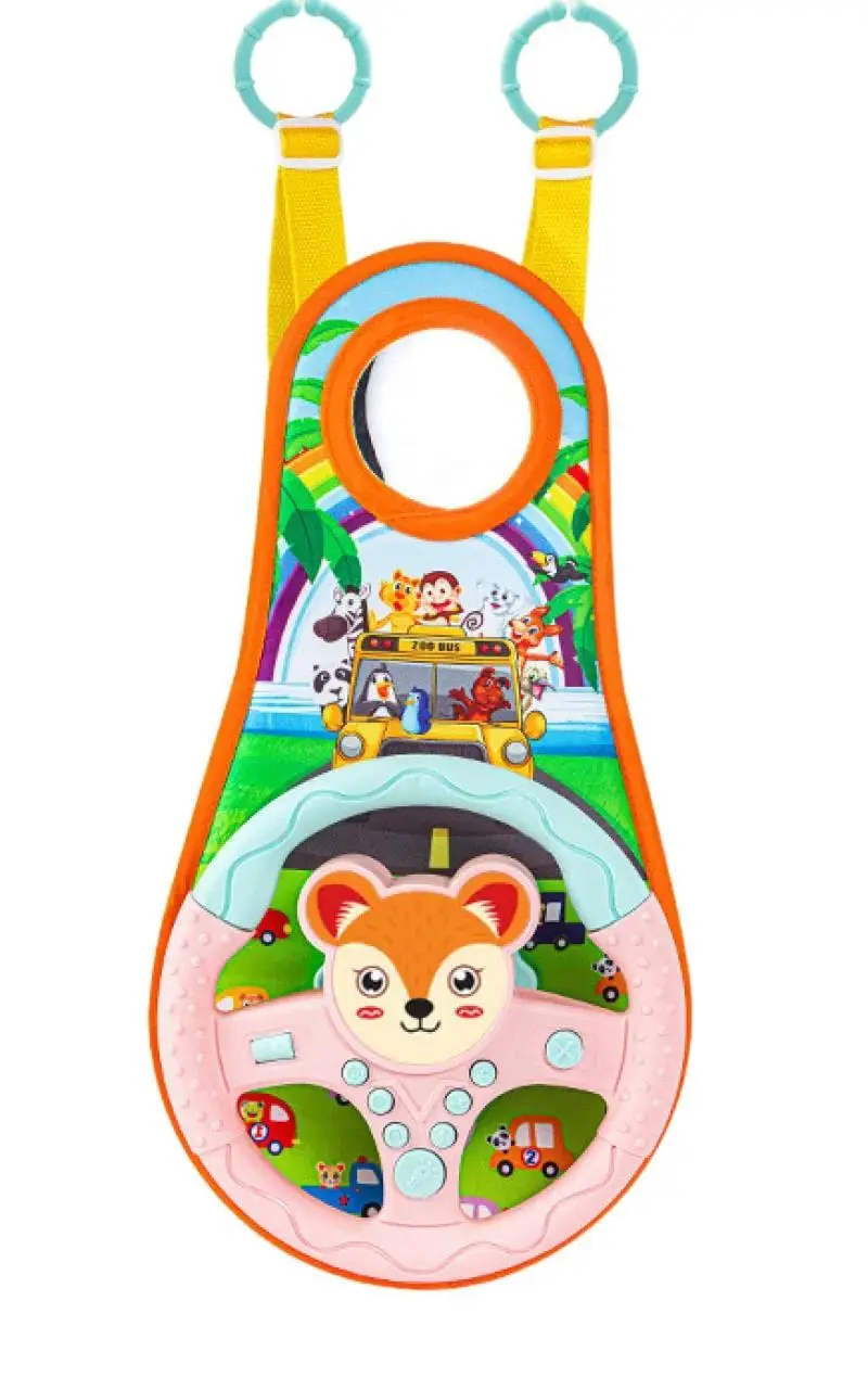 Volante Brinquedo Suspenso CHRUI para Crianças com Simulação de Condução (raposa)