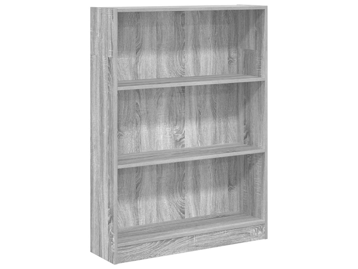 Estante de Derivados da Madeira Cinzento Sonoma MAISON EXCLUSIVE 80x24x109 cm