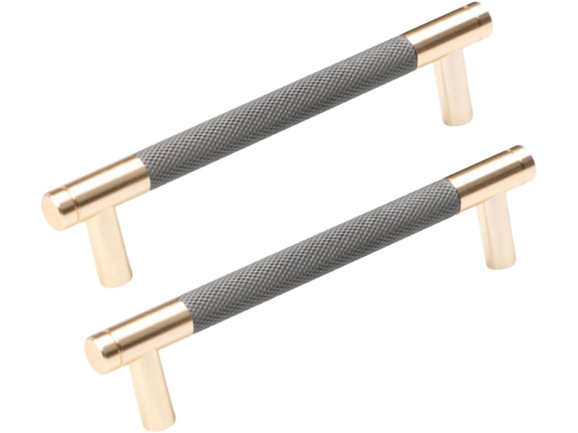 Puxador De Alumínio Espacial Para Armário 6226 128mm 2 Peças