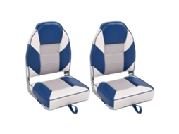 Vidaxl Assentos De Barco Dobráveis Com Encosto Alto 2 Pcs 39x43x58 Cm
