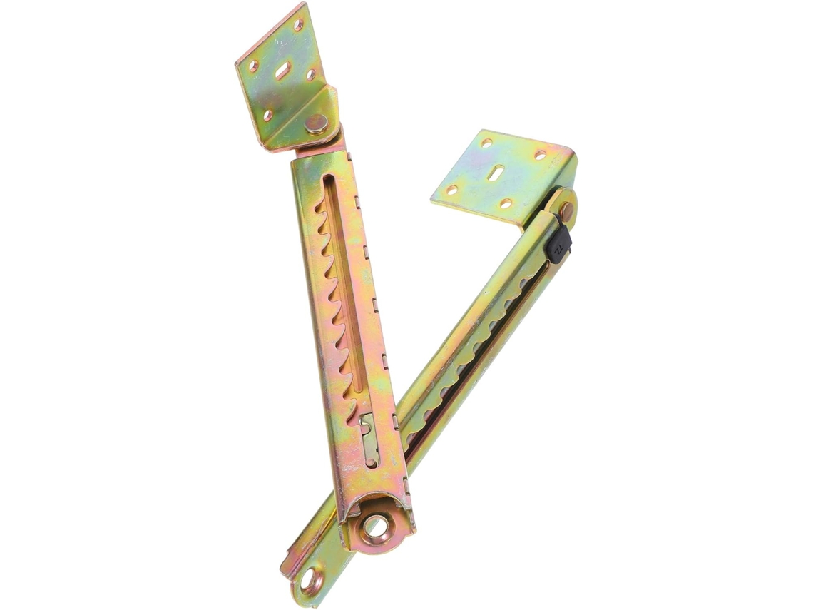 Conjunto De 2 Dobradiças Aço Com Ângulo Ajustável Para Elevação, Ideais Para Macas E Camas De Massagem, Com Dez Níveis