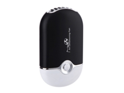 Ventilador De Cílios Elétrico Sem Lâmina Recarregável Usb Portátil De Mão Secador De Cílios Preto