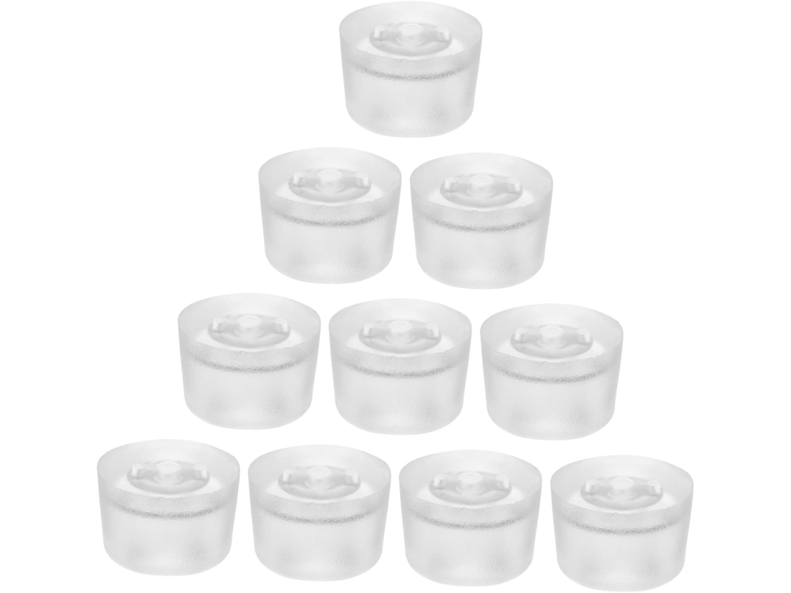 Conjunto De 10 Pés Silicone Antiderrapantes Para Móveis, Mesas E Cadeiras, Ideais Para Pisos De Madeira