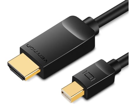 Cabo VENTION adaptador Mini DisplayPort para HDMI de 2 m - Preto