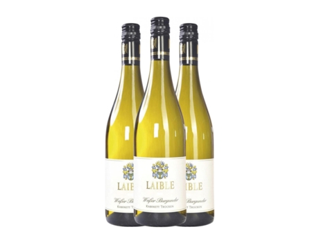 Vinho branco ANDREAS LAIBLE Durbacher Plauelrain Kabinett Pinot Branco Seco Baden (0.75 L - 3 Unidades)