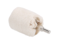 Rueda De Polimento De Tela Branca Cilíndrica Para Furadeira Eléctrica Com Cabo 40mm Ferramentas De Lixamento
