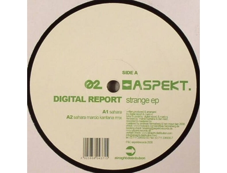 Vinil Strange Ep Aspekt Records