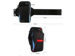 Bolsa De Braço Esportiva Para Corrida, Capa Impermeável Para Celular Para Fitness (rosa, 6,5")