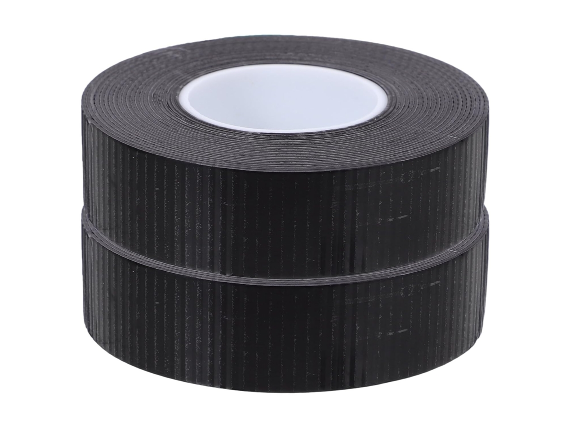 Fita Isolante Elétrica Profissional Bestoyard, Pacote Com 2 Unidades, Borracha Preta, Rolos Leves, Boa Viscosidade