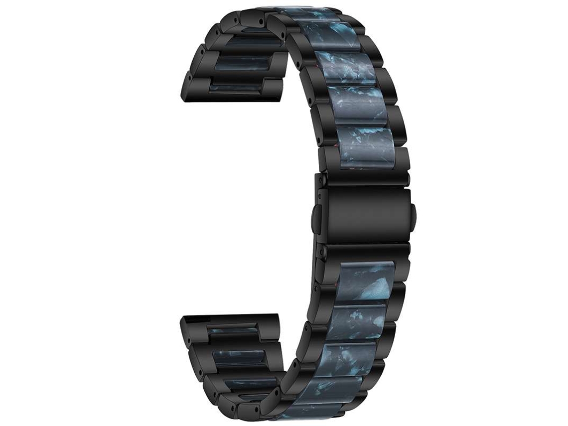 Bracelete Aço Inoxidável + Resina Safira para Garmin Forerunner 255