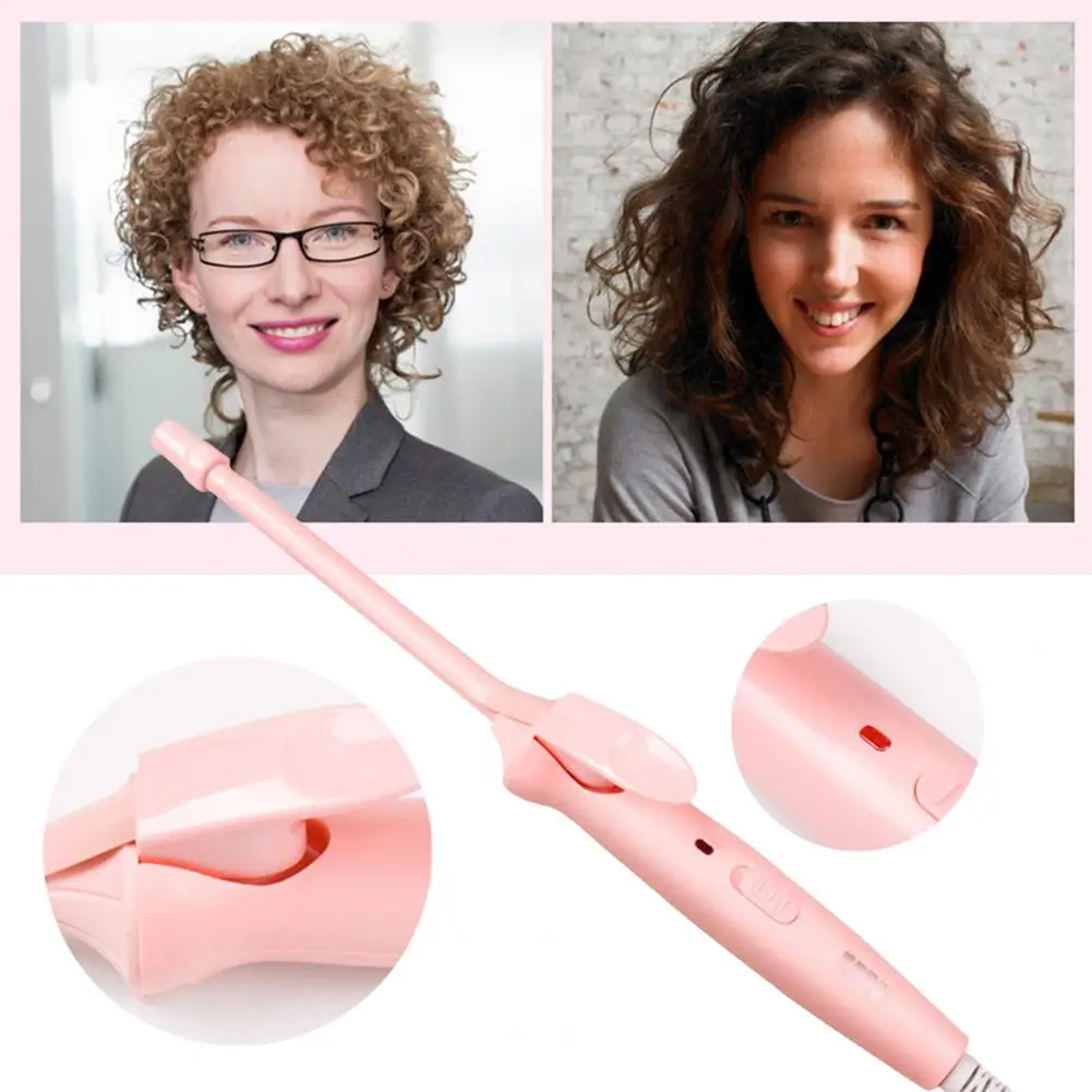 Modelador De Cachos Compacto Rosa, 31 Cm(comprimento)