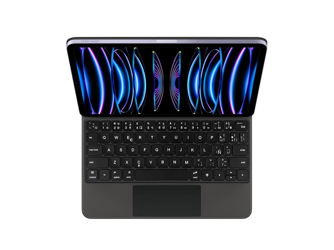 Teclado Bluetooth Para Tablet Lurelia, Compatível Com I Pad Pro 11 2024 Espanhol (m4, Preto, Teclado Bluetooth