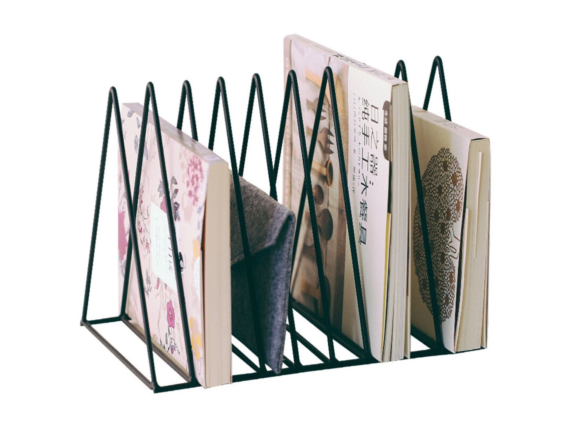 Porta, Revistas Triangular de Aço Preto BRILVIBERA