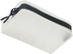 Nécessaire Grande Impermeável Nuobesty Para Cosméticos, Em Eva Translúcido Com Fecho Duplo.
