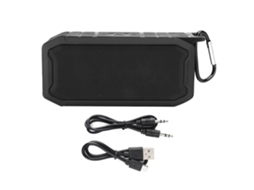 Aetheria alto falante Bluetooth 5.0 Portátil X2 Subwoofer Impermeável Ipx7 Estéreo para Viagens Ao Ar Livre Preto