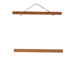 Laxiscreed Frame Magnético Em Madeira Teak De 30cm Para Porta Ou Paredes