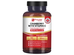 Suplemento Alimentar PROWISE HEALTCARE Tripla Força Cranberry 30.000Mg Adicionado Com Vitamina C (180 Comprimidos)