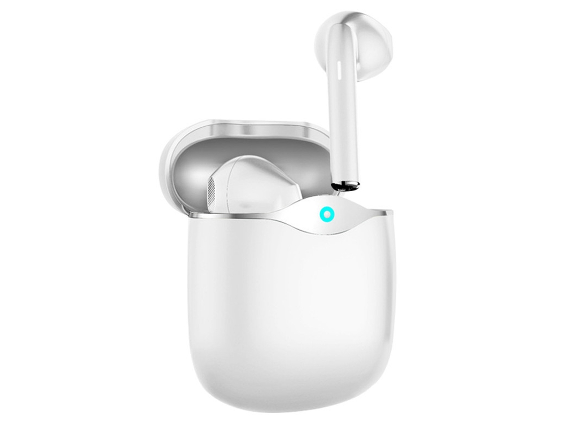 Auriculares Horas Reprodução YIZHOOD True Wireless Bluetooth Branco