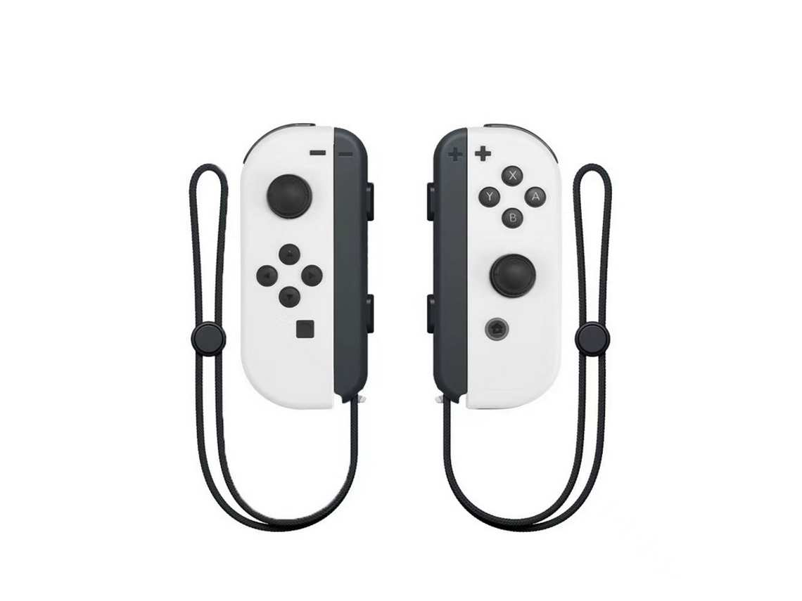 Joycon (L/R) comando wireless ZRUXE para Nintendo Switch/Oled/Lite-BRANCO