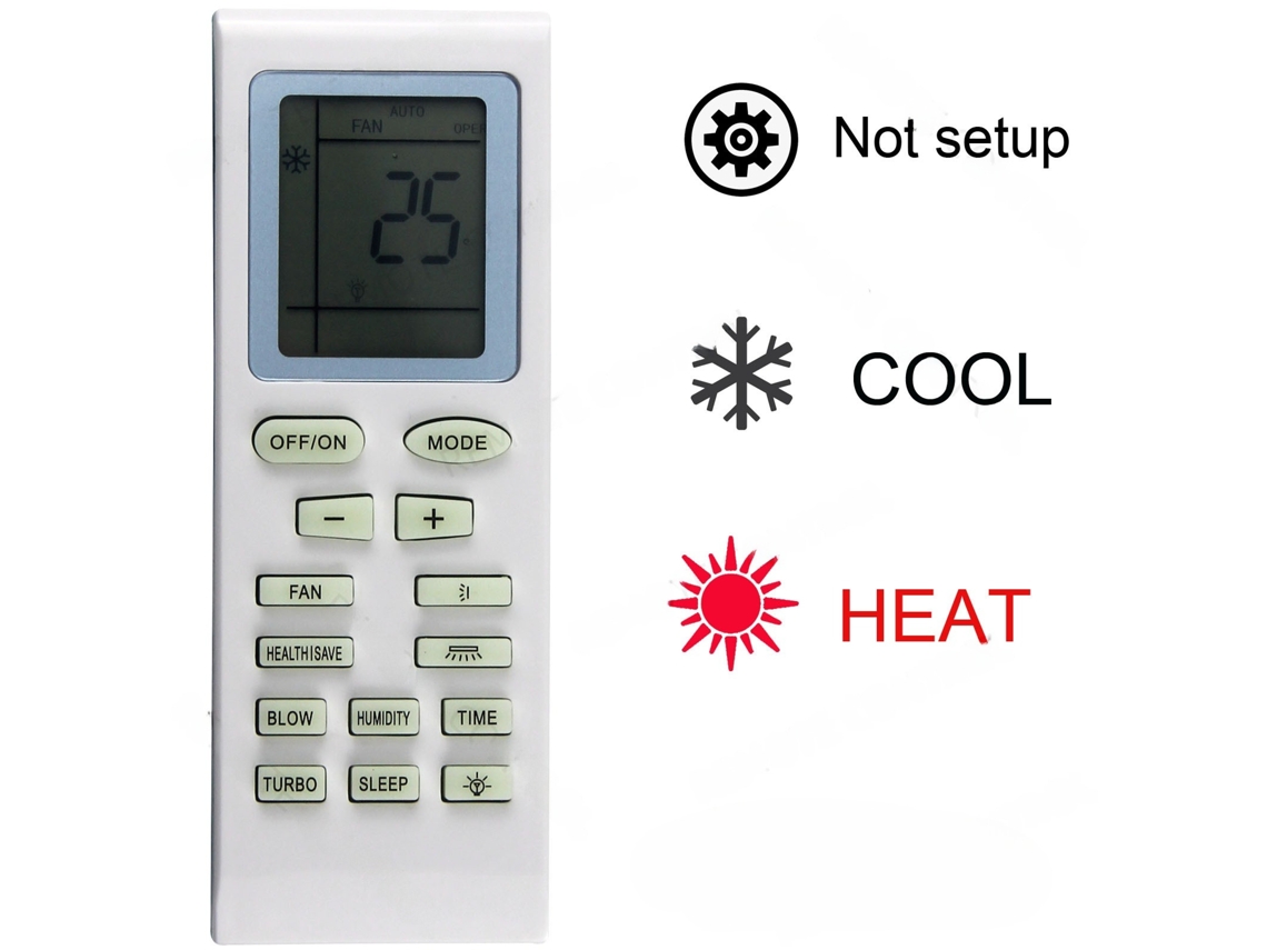 Controle Remoto de Ar Condicionado HENTEN HOME para Gree Ybof2