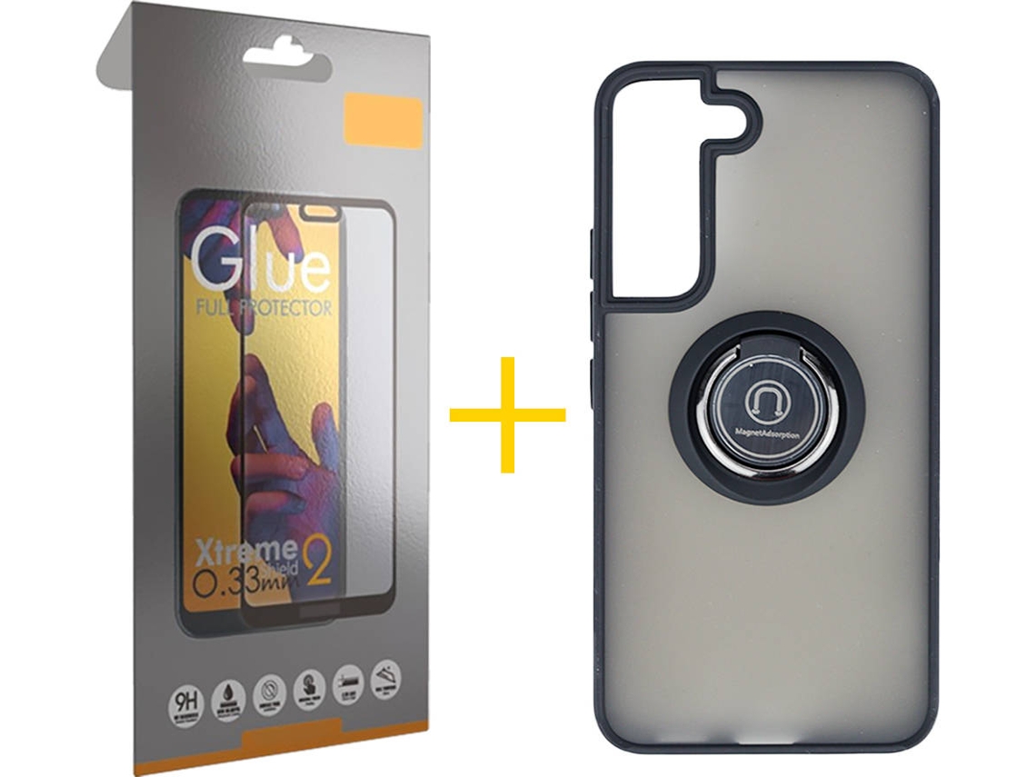 Capa + Película para Samsung Galaxy S22 5G SKYHE Preto