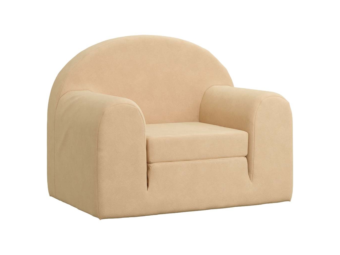 Sofá-cama Infantil Vidaxl Creme