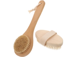 Conjunto De 2 Escovas Corporais Homoyoyo Escova Esfoliante Manual Para Banho E Limpeza Profunda, Cerdas Macias E Design