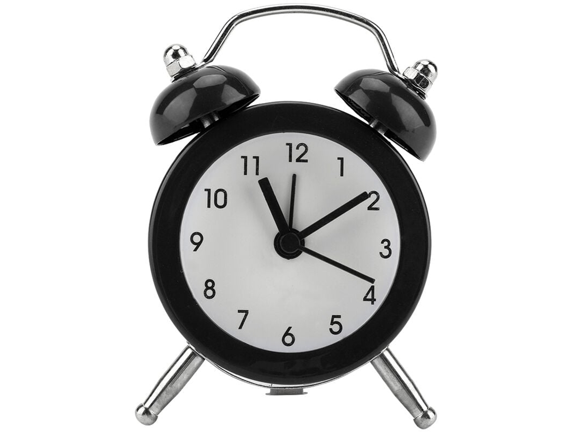 Despertador BRILVIBERA de 4 polegadas, alto, retroiluminado, bateria