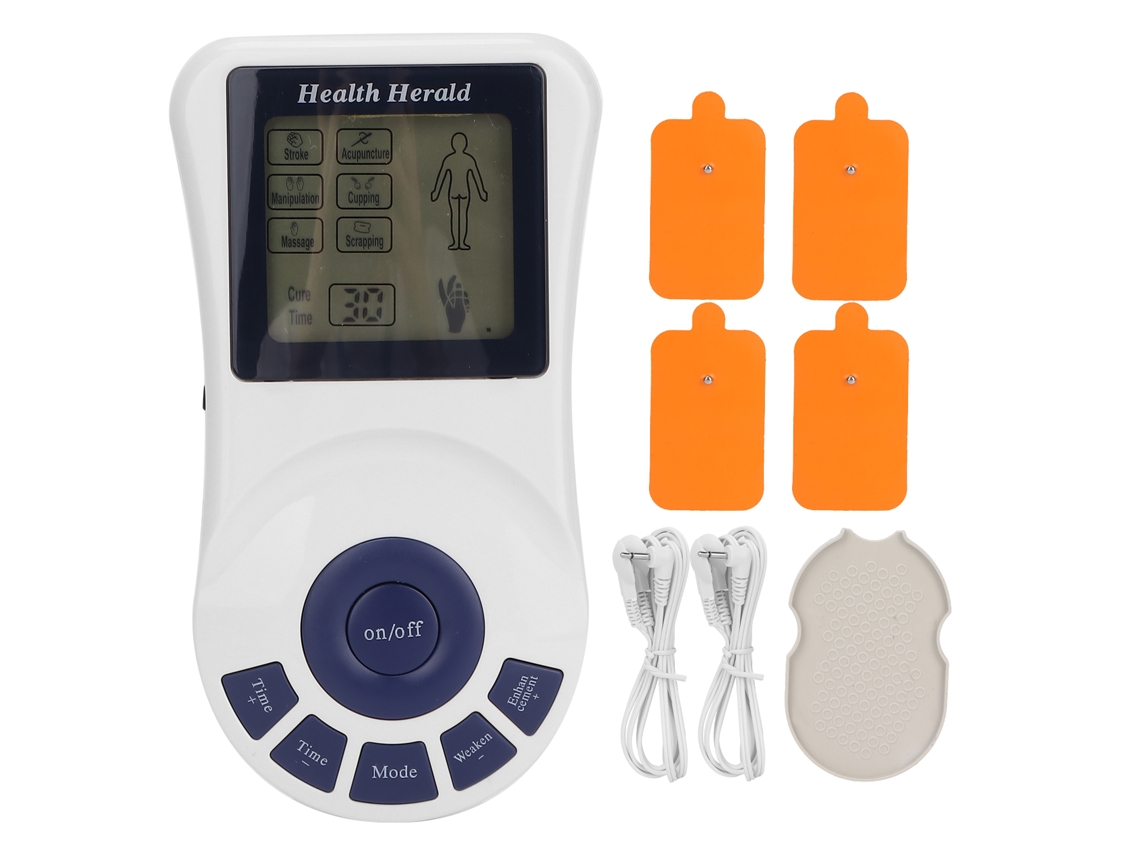 KOFIHETY Massageador Eletrônico Por Pulsos Com Voz Para Alívio Da Dor, Estimulador Muscular Digital