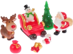8 Pcs Decorações De Résine Adoráveis Decorações Festivas Para Bureau Ou Interior