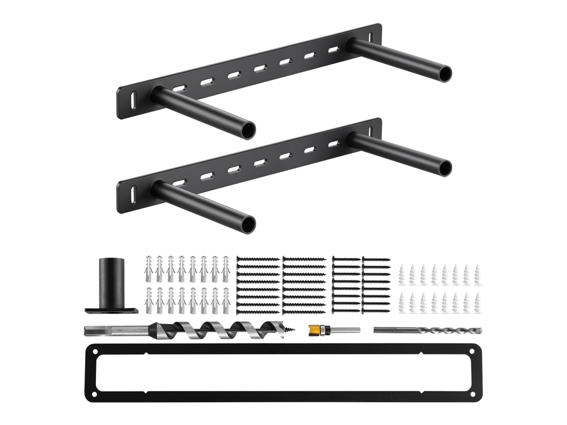 Suportes De Prateleira Flutuantes Vevor 2 Para Serviço Pesado 406,4 X 157,4 X 38,1 Mm