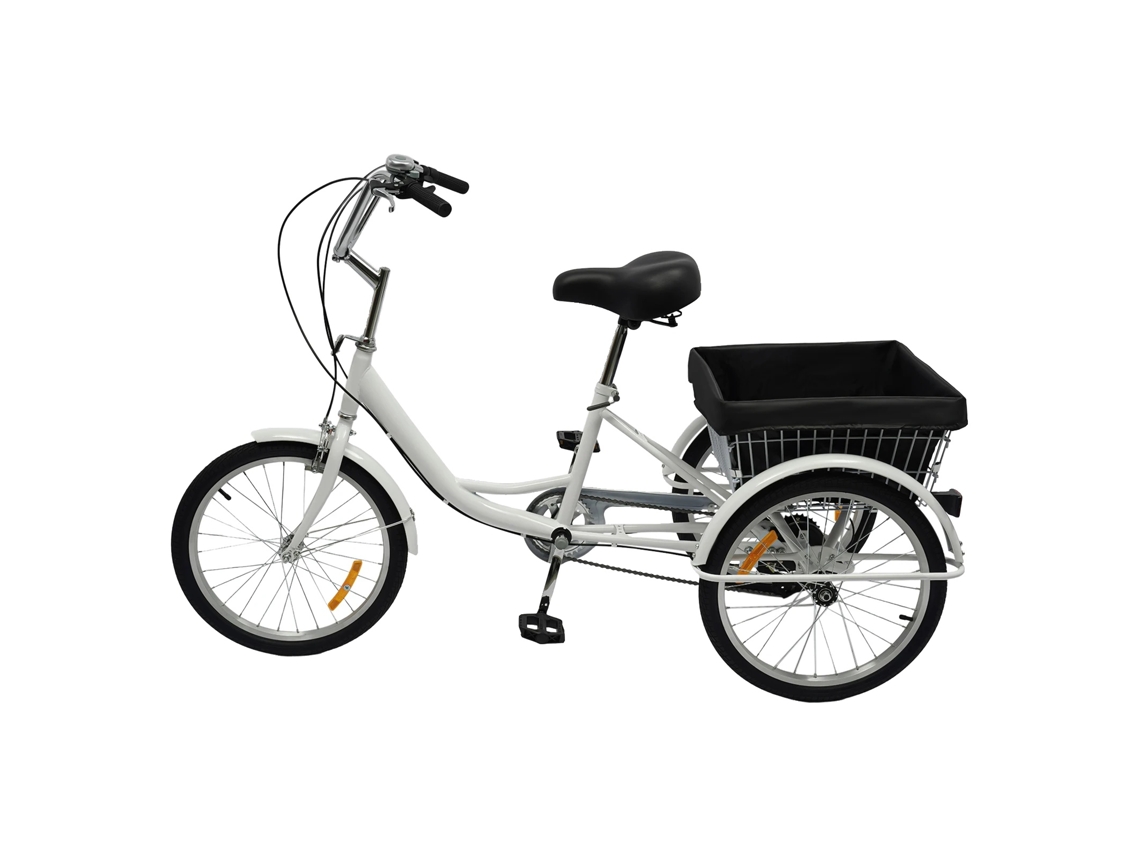 Triciclo Adulto, Velocidades, Altura Do Assento Ajustável,branco