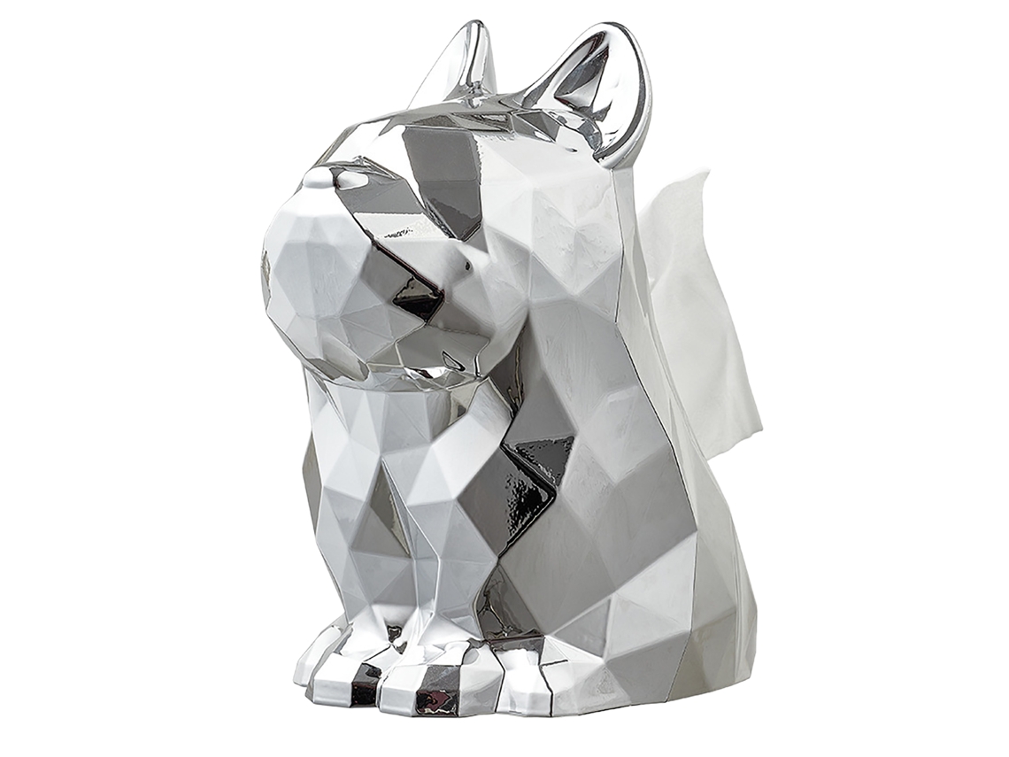 Porta toalhas de Parede de Bulldog Francês S/MARCA Galvanizado Decorativo para Casa