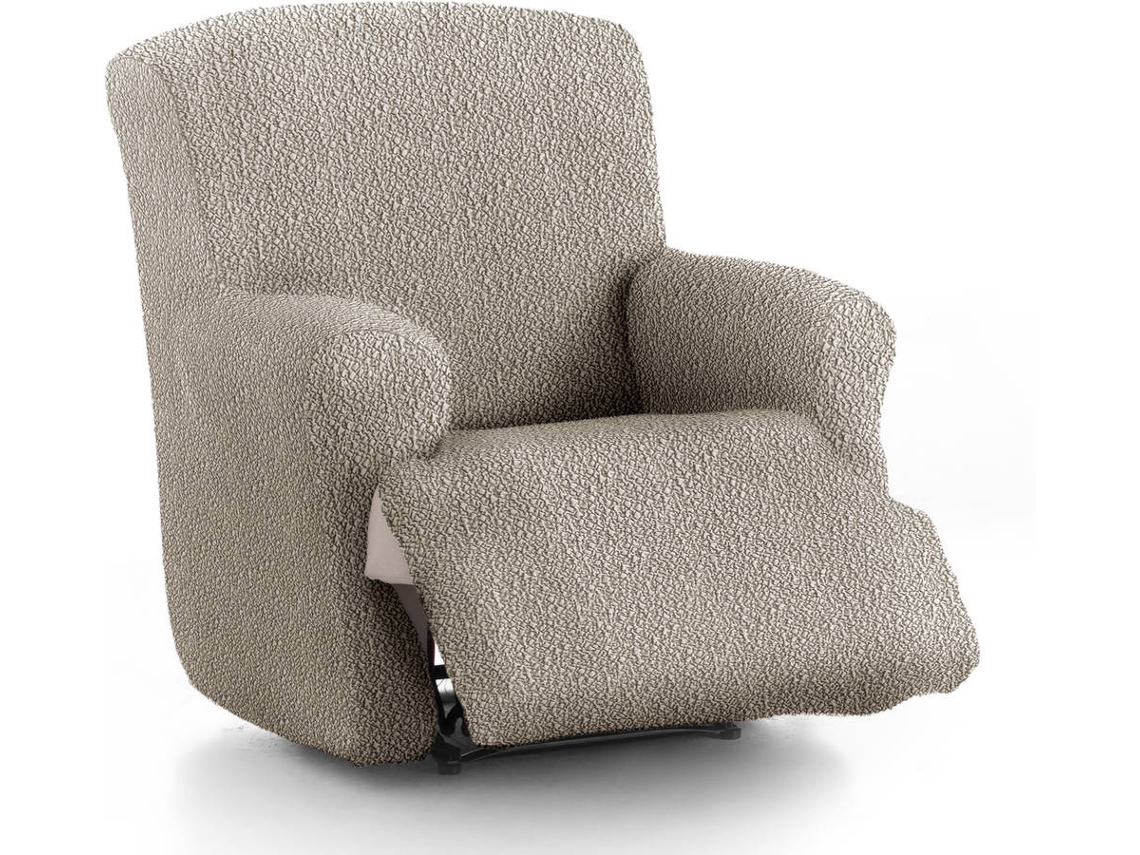 Capa Tecido Elástico para Poltrona Relax Extra MILICA Tecido Adaptável Spongy Bege Escuro