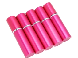 Conjunto de 5 Frascos Atomizadores Portáteis SFUSHOS para Perfume com Tampa para Viagens