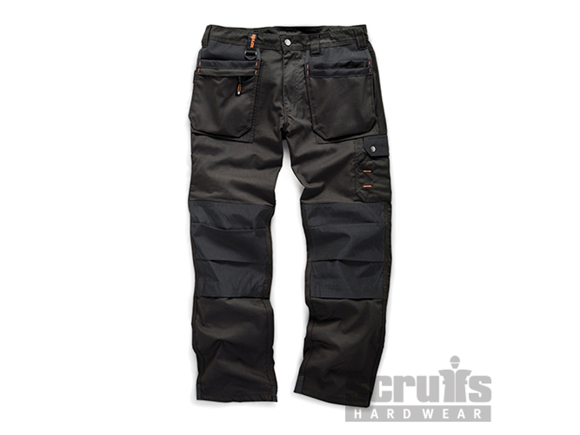 SCRUFFS T51790 Pantalón Worker Plus Color Negro