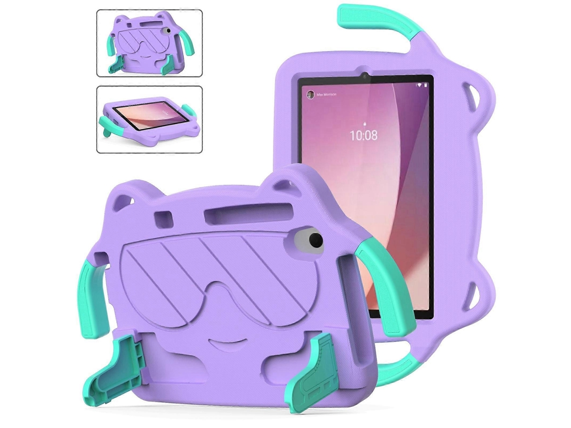 Capa Rígida De Policarbonato Resistente A Impactos Ice Baby Eva Para Tablet Lenovo Tab M8 Tb-300fu/tb-300xu De 4ª Geração.