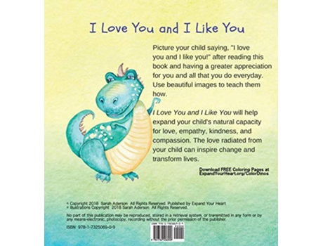 Livro I Love You and I Like You de Sarah Aderson Caleb Walker (Inglês)
