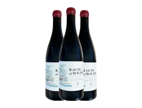 Vinho RAÍCES DEL MIÑO Raíces das Bouzas Tinto Ribeiro (0.75 L - 3 Unidades)
