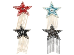 4Pcs Adesivo de Remendos de Pentagrama ALLINLESS