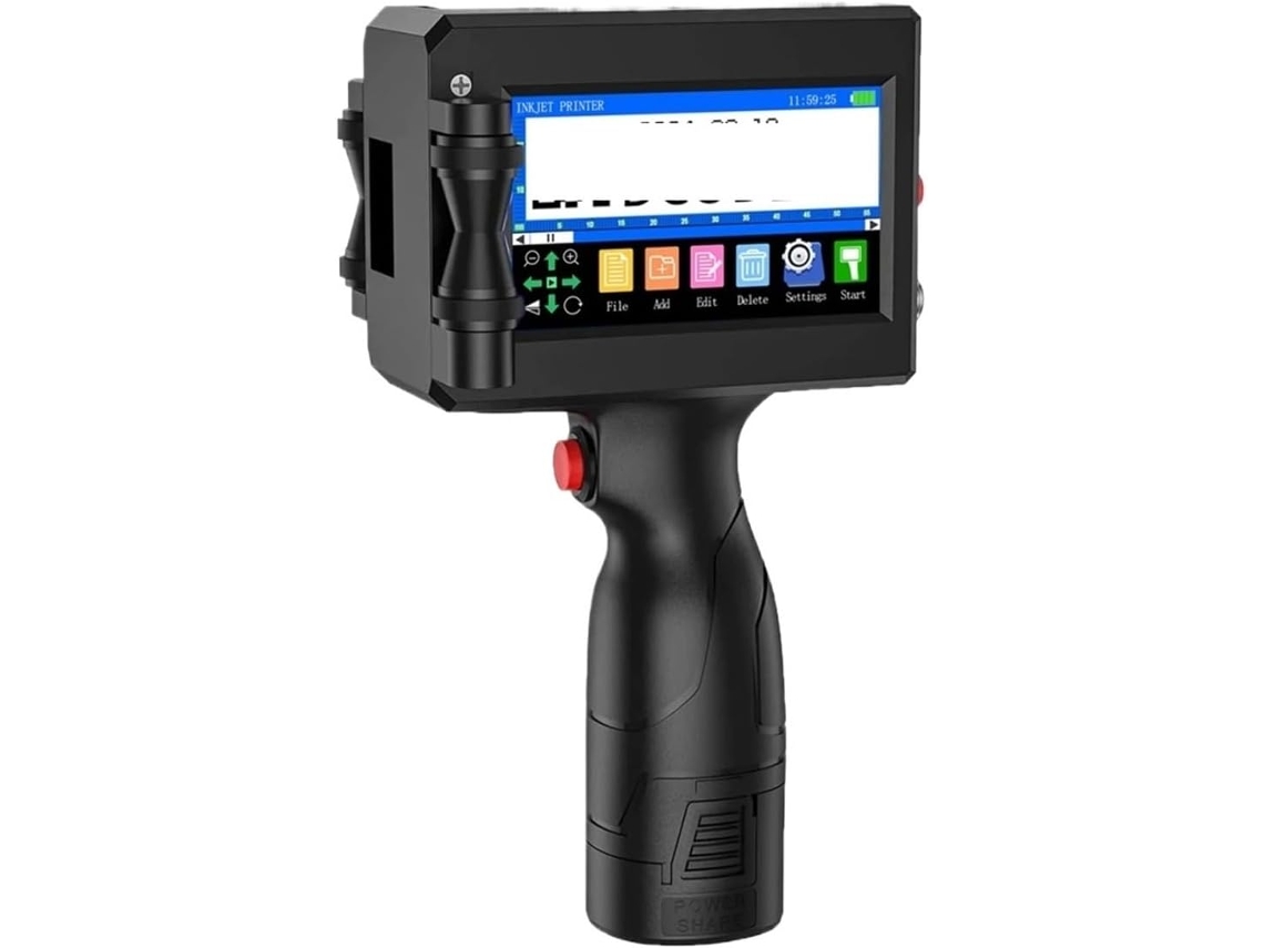 Impressora Portátil Jato de Tinta Térmica 1750plus com Leitor de Código Qr de 12,7 Mm e Entrada para Texto. SFUSHOS