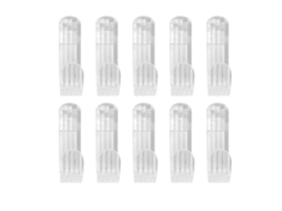 Ganchos adesivos transparentes 10pcs multifuncionais S/MARCA