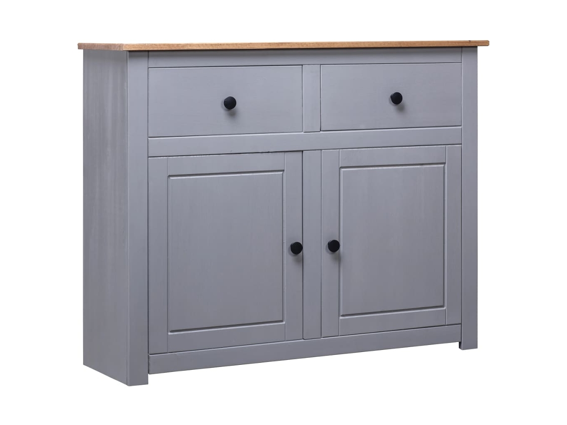 Sideboard, Sideboards Vidaxl Cinzeto Madeira De Pinho (n/a)